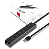 Axagon HUE-SA7BP interface hub USB 3.2 Gen 1 (3.1 Gen 1) Type-A 5000 Mbit/s Sort #9