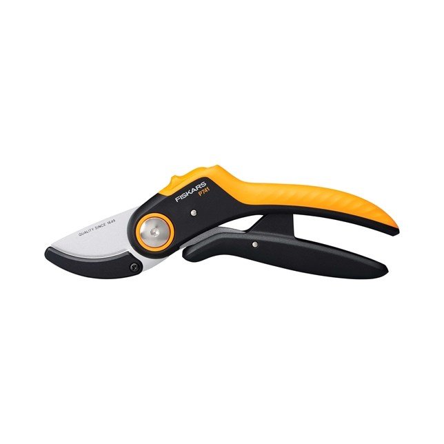 Fiskars Plus PowerLever beskringssaks Ambolt Sort, Orange #1