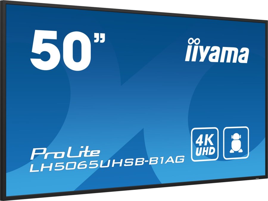 iiyama LH5065UHSB-B1AG skilte display Digital fladpaneldisplay 125,7 cm (49.5