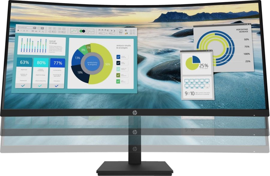 HP P34hc G4 WQHD USB-C Curved Monitor #12