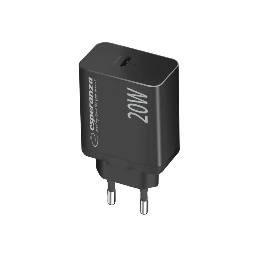 Esperanza EZC104K netoplader 20W sort #4