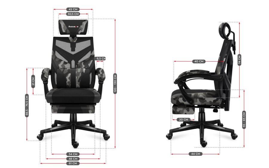HUZARO COMBAT 5.0 CAMO GAMING STOL #10