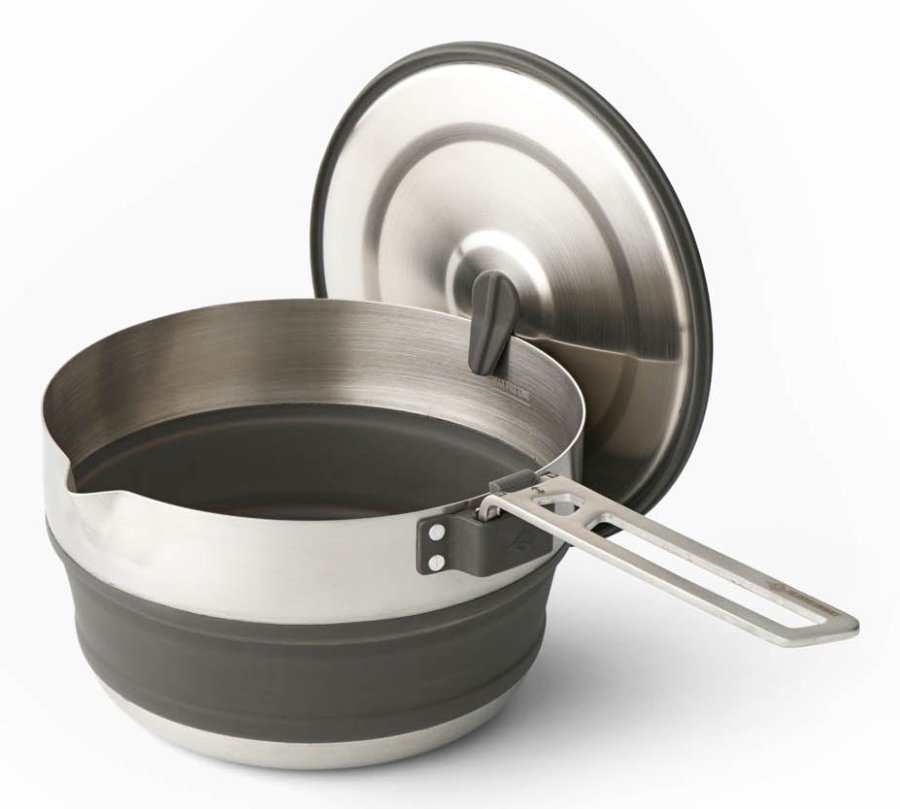 Sea To Summit Detour Pot 1,8 L Gr�, Rustfrit st�l #3