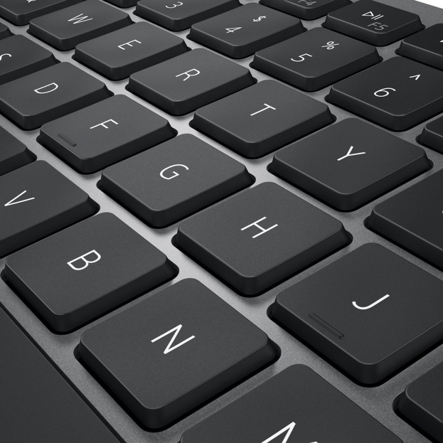 DELL KM7120W tastatur Mus inkluderet Kontor RF tr�dl�s + Bluetooth QWERTZ Tysk Gr�, Titanium #8