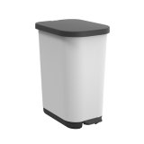 ROTHO Ribo White - skraldespand med pedal  35l #1