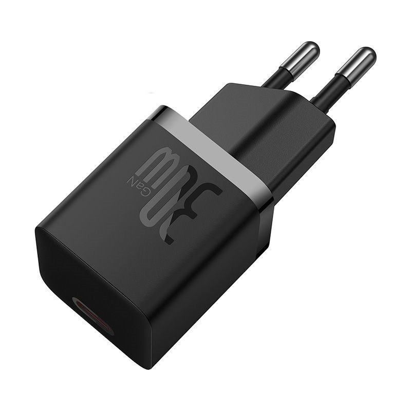 Baseus P10110902113-01 USB-C GaN5 mini 30W netoplader Sort #4