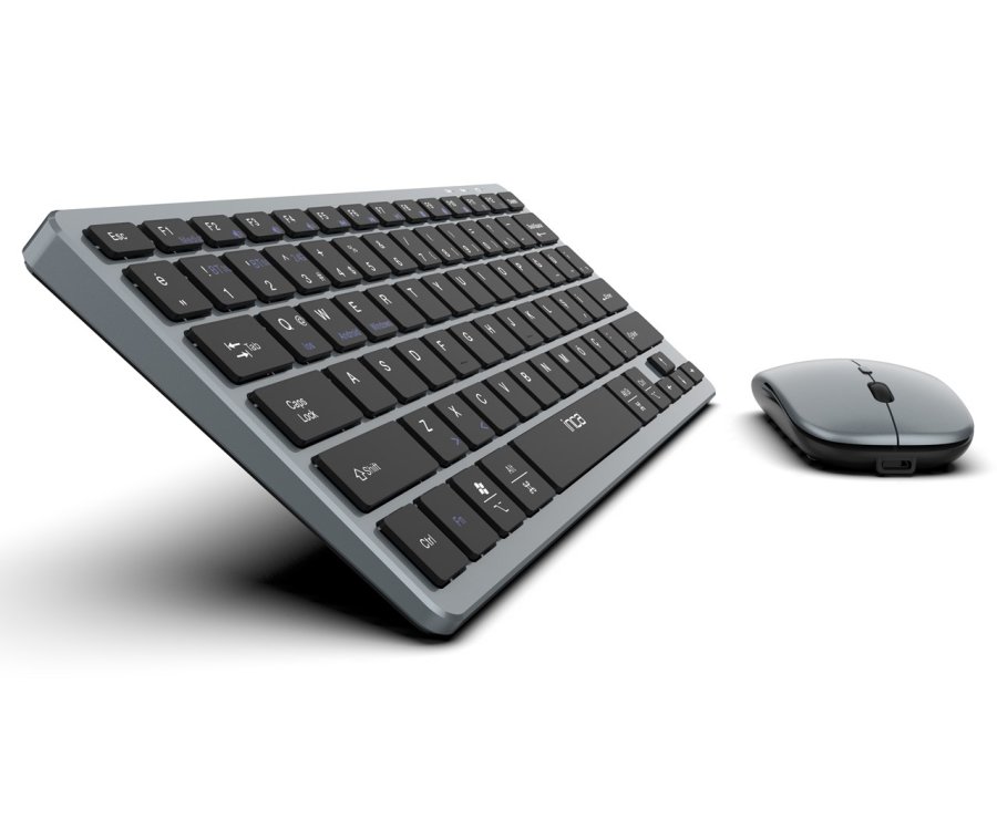 Inca IBK-572BT tastatur Mus inkluderet RF tr�dl�s + Bluetooth Sort #3