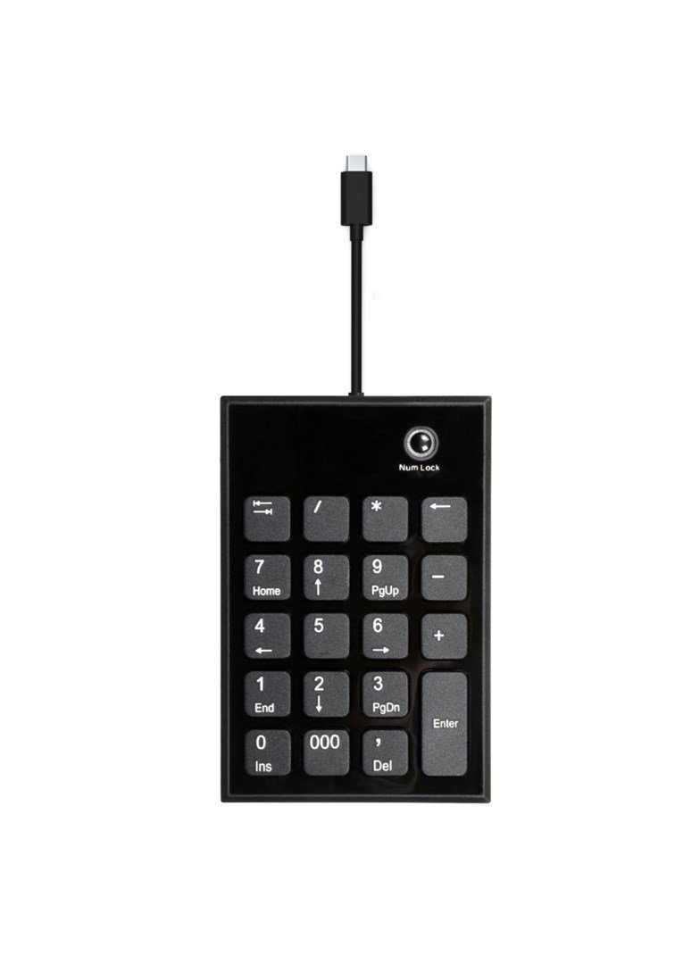 Port Designs 900801 numerisk tastatur Notebook USB Sort, Gr #2