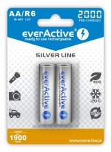 Genopladelige batterier everActive Ni-MH R6 AA 2000 mAh Silver Line - 2 stk. #1