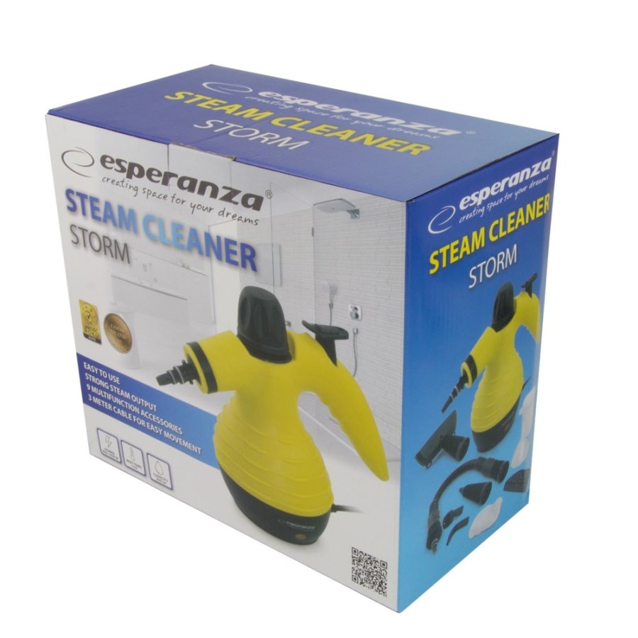 Esperanza EHS001 Damprenser 0,35L Sort, Gul 900W #4