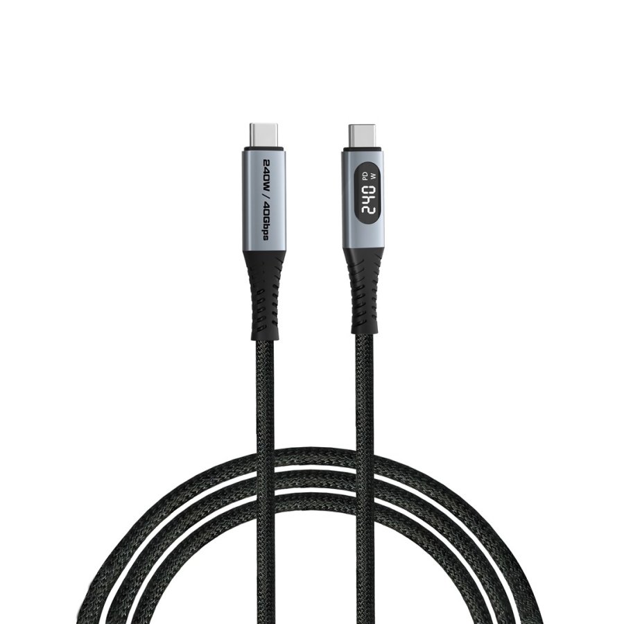 Verbatim 31849 USB-kabel USB4 Gen 2x2 1,2 m USB C Sort #4