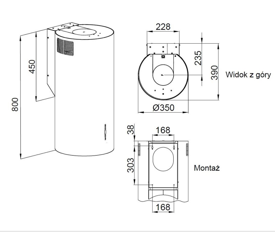 MAAN Elba2 W835 sort baldakin #4