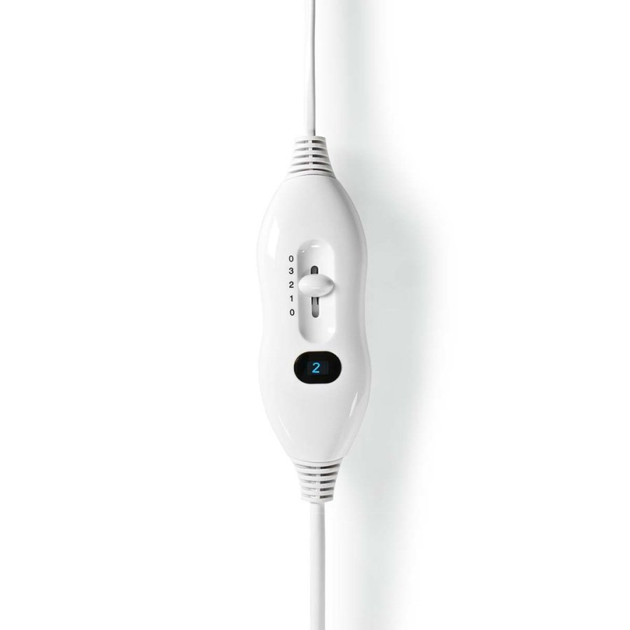 Nedis PEBL120CWT1 varmelagen og -pude Elektrisk tppe 60 W Hvid Polyester, Syntetisk uld #6