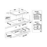 Whirlpool WL B4560 NE/W Hvid Indbygget 59 cm Zone induktionskogeplade 4 zone(s) #4