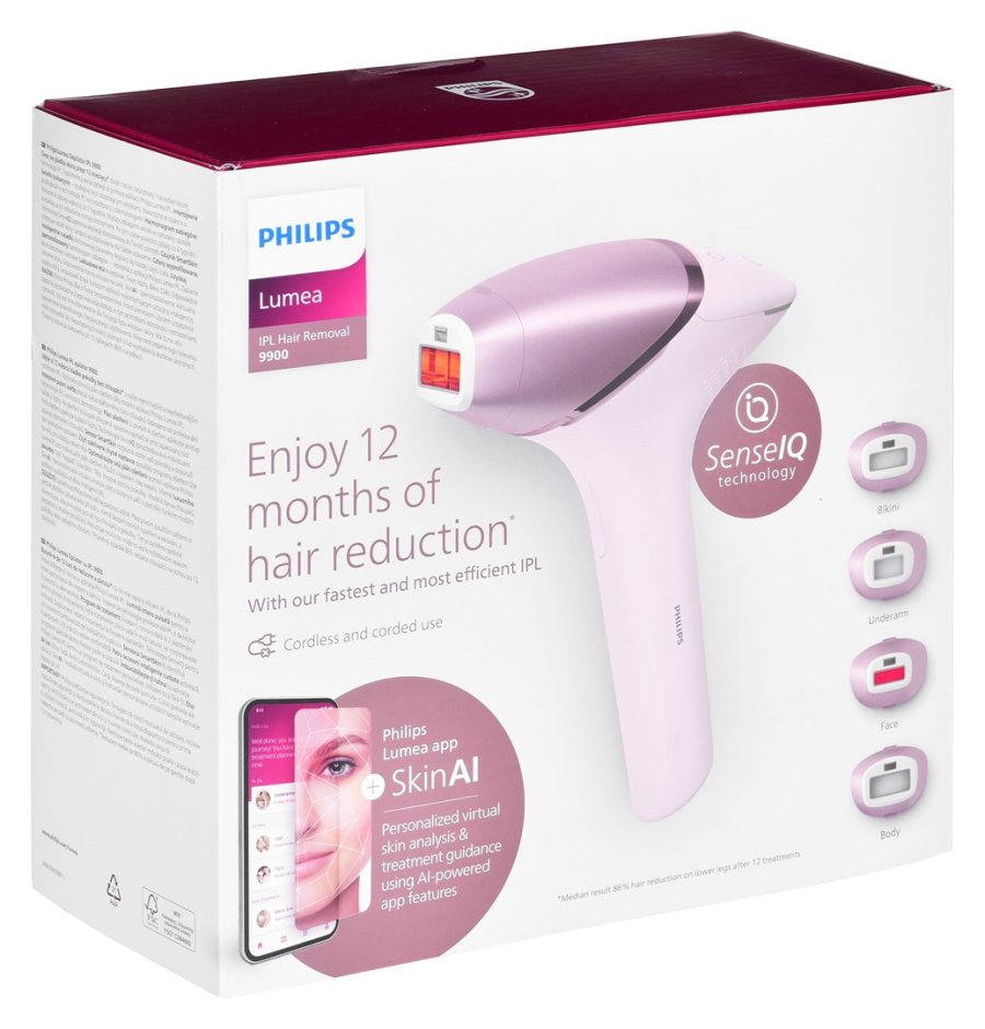 Philips Lumea IPL 9900 Series BRI977/00 IPL-hrfjerningsenhed med SenseIQ #17