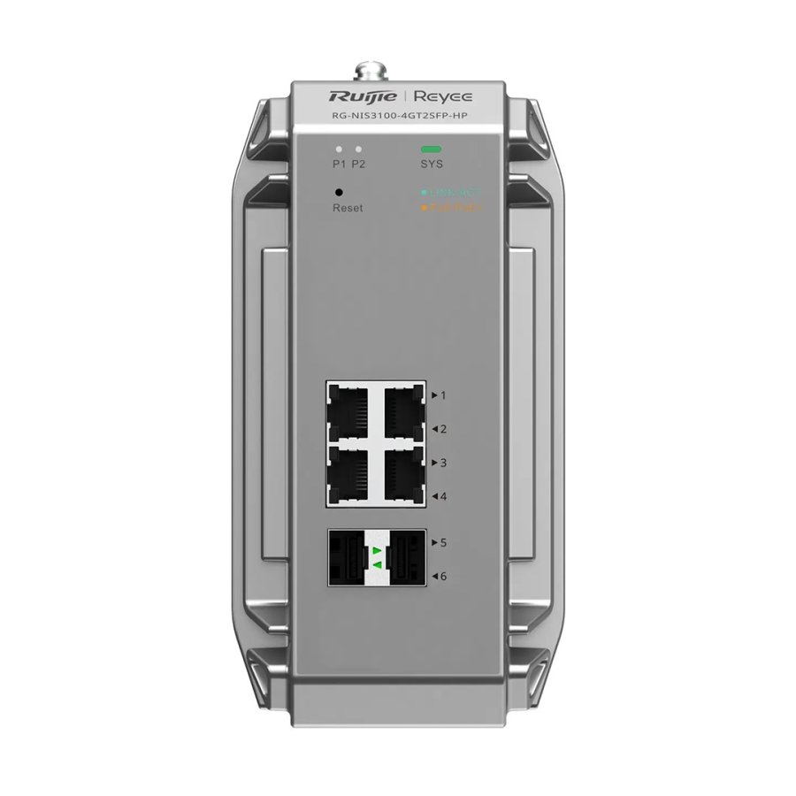 Ruijie Networks RG-NIS3100-8GT4SFP-HP netv�rksswitch Administreret L2 Gigabit Ethernet (10/100/1000) Str�m over Ethernet (PoE) Gr� #5