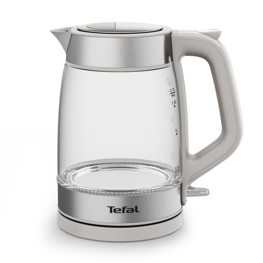 Tefal Glass Kettle KI605B30 elkedel 1,7 L 2200 W Gr�, S�lv, Transparent #1