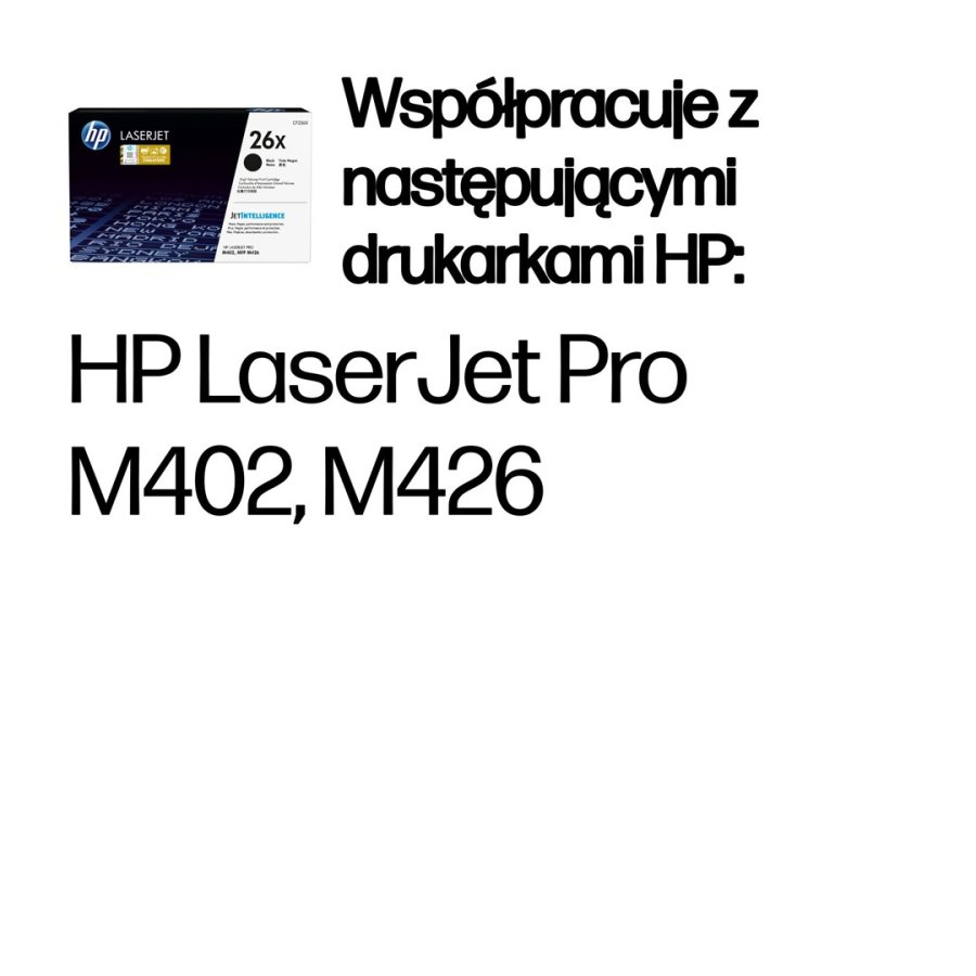 HP Original 26X LaserJet-tonerpatron med hj kapacitet, sort #3