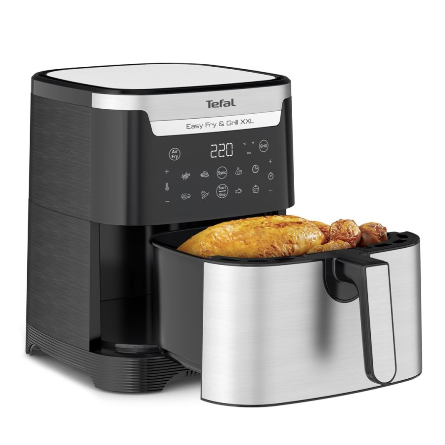 Tefal Easy Fry & Grill EY801D 6,5 L Enkeltstende 1830 W Varmluftsteger Rustfrit stl #12