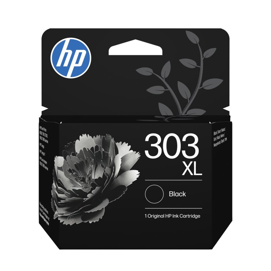 HP Original 303XL-bl�kpatron med h�j kapacitet, sort #12