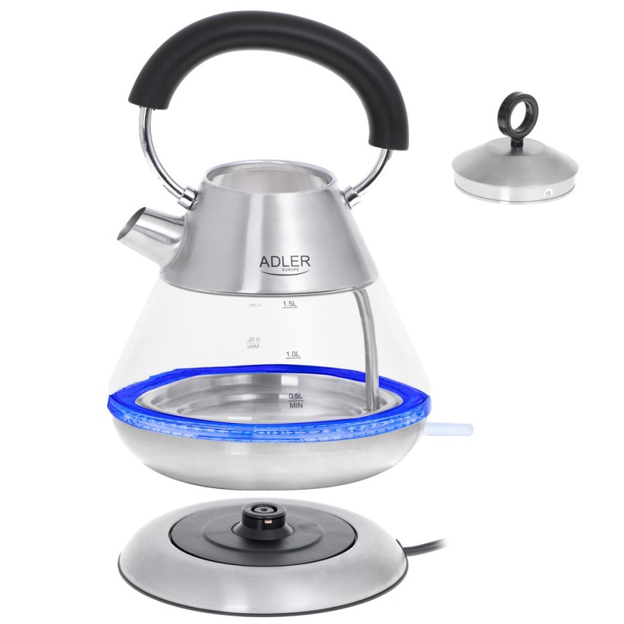 Adler AD 1282 elkedel 1,5 L 1850 W Rustfrit stl #11