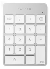 Satechi ALUMINUM RECHARGEABLE BT KEYPAD SILV. GR Numerisk Bluetooth S�lv #1