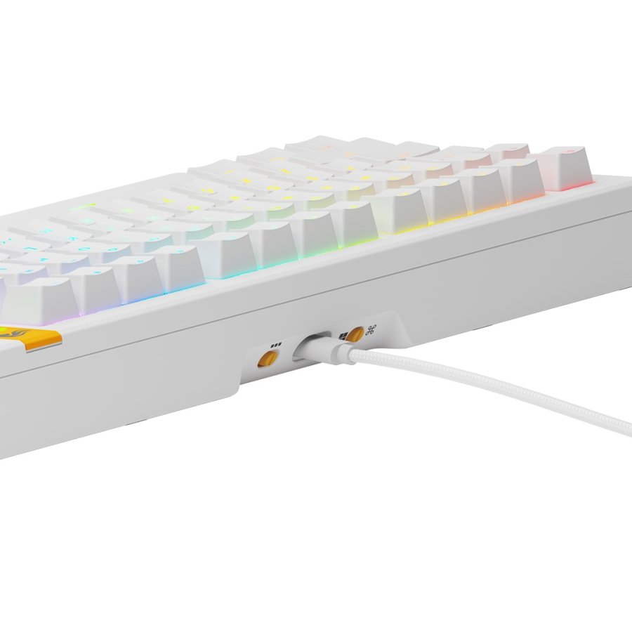 Glorious Gaming GMMK 3 HE 75% Prebuilt tastatur Spil USB QWERTY US engelsk Hvid #4