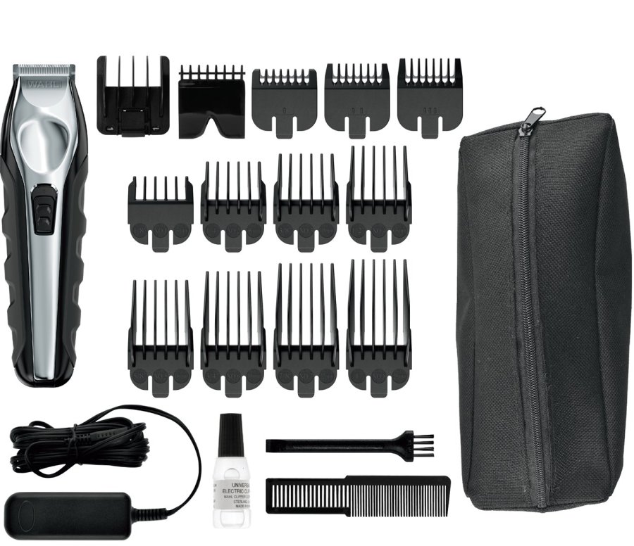 Wahl 09888-1316 skg trimmer Vekselstrm/batteri 12 2,5 cm Sort, Rustfrit stl #13