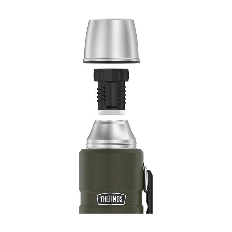 Termokande med drikkehndtag 470 ml THERMOS - militrgrn #4