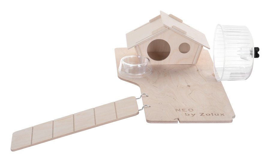 ZOLUX Neo Nigha small H36 sort - bur til gnavere - 1 stk. #5