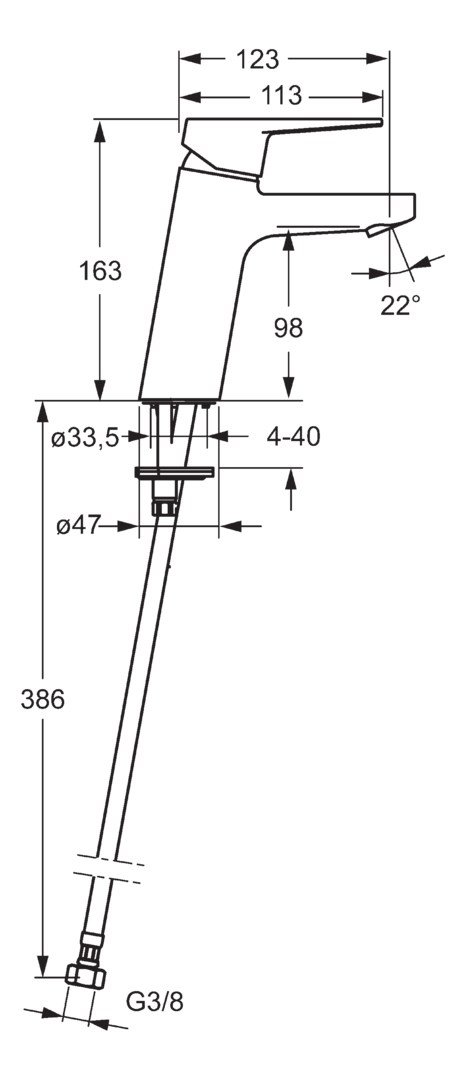 Oras Twista 3806F Krom #3