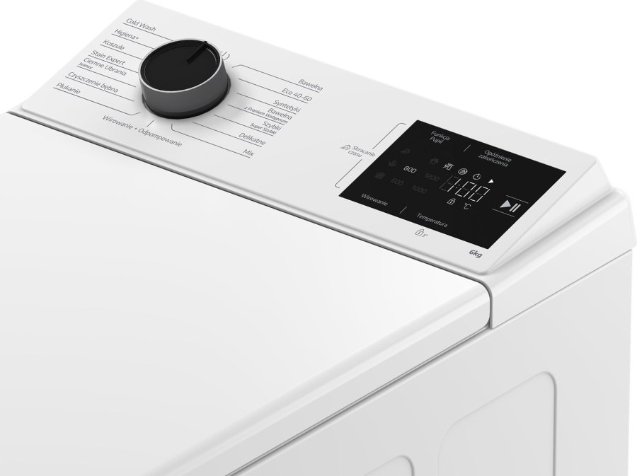 BEKO ETB622ECWPL topfyldt vaskemaskine, 6 kg #10