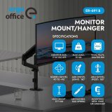 Ergo Office-sk�rmholder/oph�ng, gasfjeder, 17