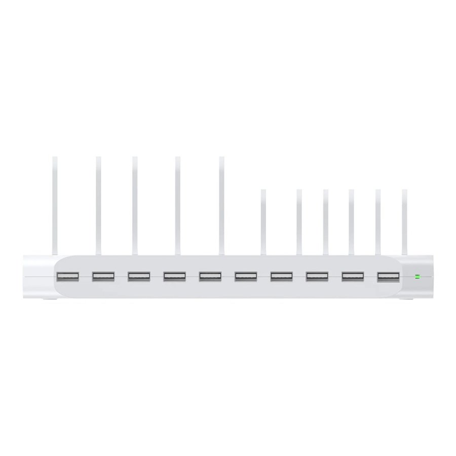 UNITEK LADESTATION 10X USB 2.4A 60W HVID #4