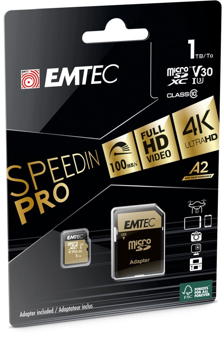 Emtec ECMSDM1TXC10SP hukommelseskort 1 TB MicroSDXC UHS-I Klasse 10 #2