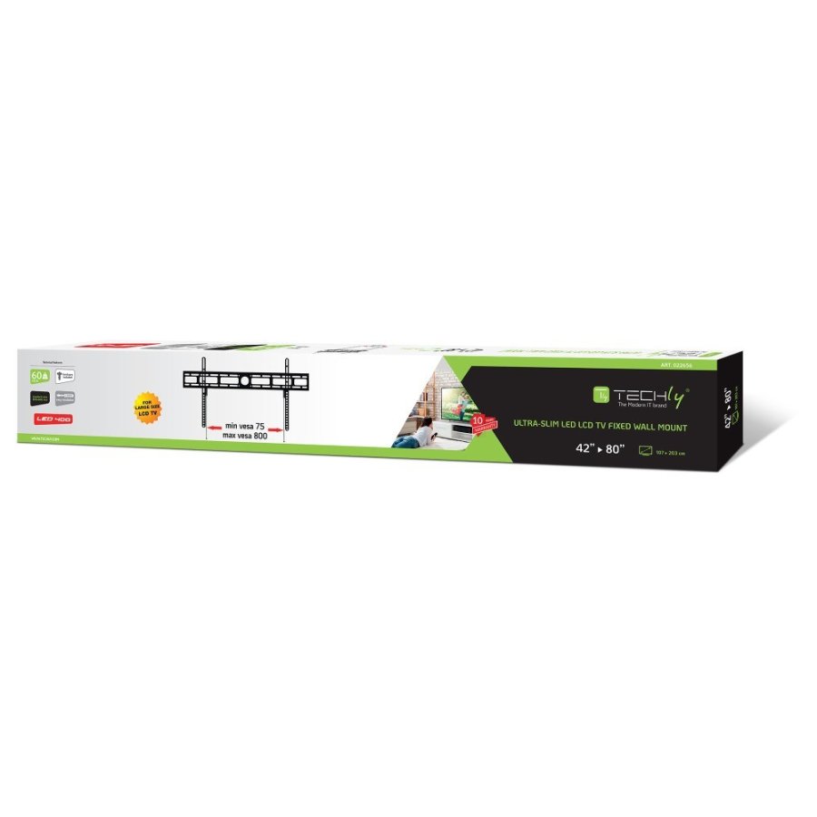 Techly ICA-PLB 840 tv-beslag 2,03 m (80