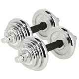 Farvede vgtstnger med vgtstangsfunktion i etui HMS SKC20 2 x 10 kg #5