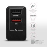 Axagon ACU-QS24 oplader til mobil enhed Smartphone Sort Vekselstrm Hurtig opladning Indendrs #7