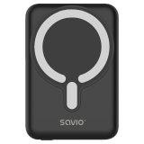 Savio BA-12 powerbank Lithium polymer (LiPo) 10000 mAh Tr�dl�s opladning Sort #1