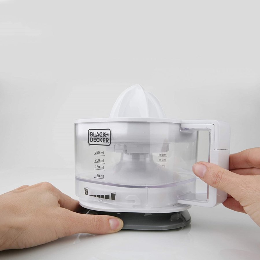 Black & Decker BXCJ25E Frugtpresser 25 W Gr, Transparent, Hvid #10