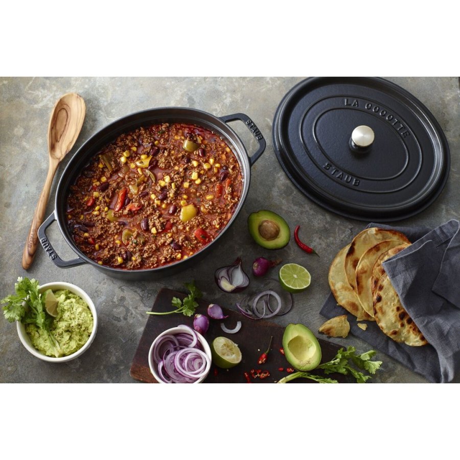 ZWILLING STAUB LA COCOTTE 5,5 L Oval Stbejern Gryde bradepande #19