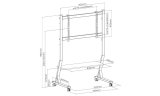 ART SD-22 MOBILSTAND + LCD/LED TV-HOLDER 45-90