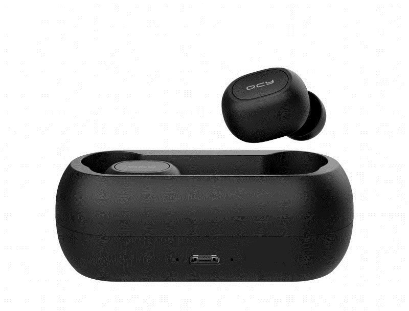 QCY T1C TWS trdlse Bluetooth-hovedtelefoner 5.0 (sort) #1