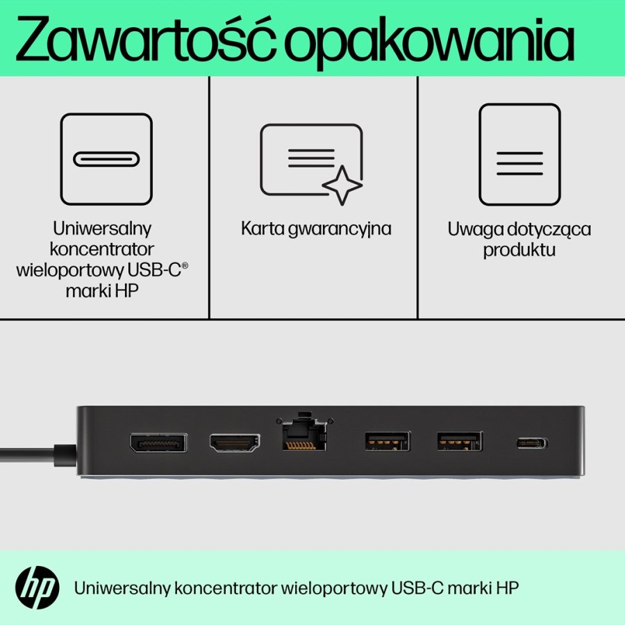 HP universel USB-C-hub med flere porte #4