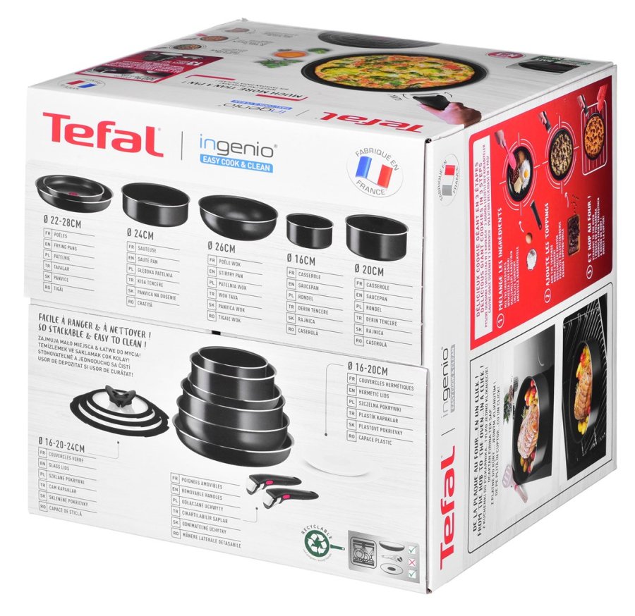 TEFAL Ingenio Easy Cook Clean 13-delt kogegrejsst #28