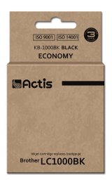 Actis KB-1000BK Blk (erstatning Brother LC1000BK/LC970BK; Standard; 36 ml; sort) #1