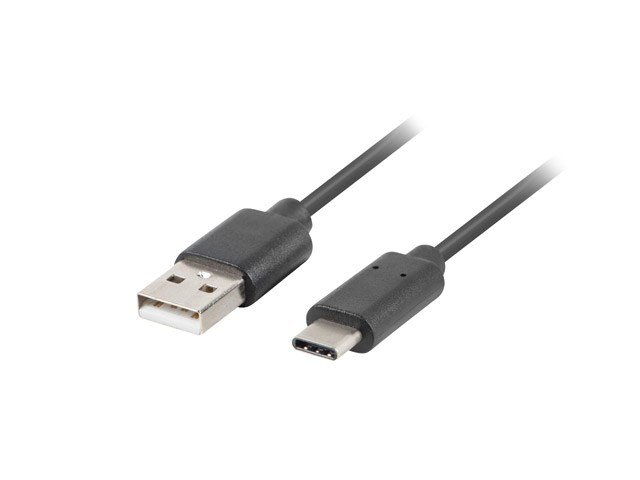 Lanberg CA-USBO-20CU-0010-BK kabel USB 1 m USB 2.0 USB A USB C Sort #1
