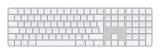 Apple Magic tastatur Universel USB + Bluetooth QWERTZ Tysk Hvid #1
