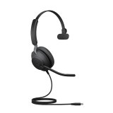 Jabra Evolve2 40 SE Headset Ledningsf�rt Opkald/musik USB Type-C Sort #3