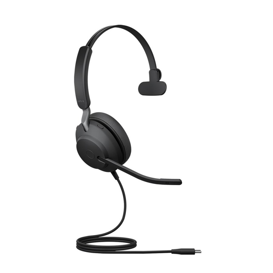 Jabra Evolve2 40 SE Headset Ledningsf�rt Opkald/musik USB Type-C Sort #3